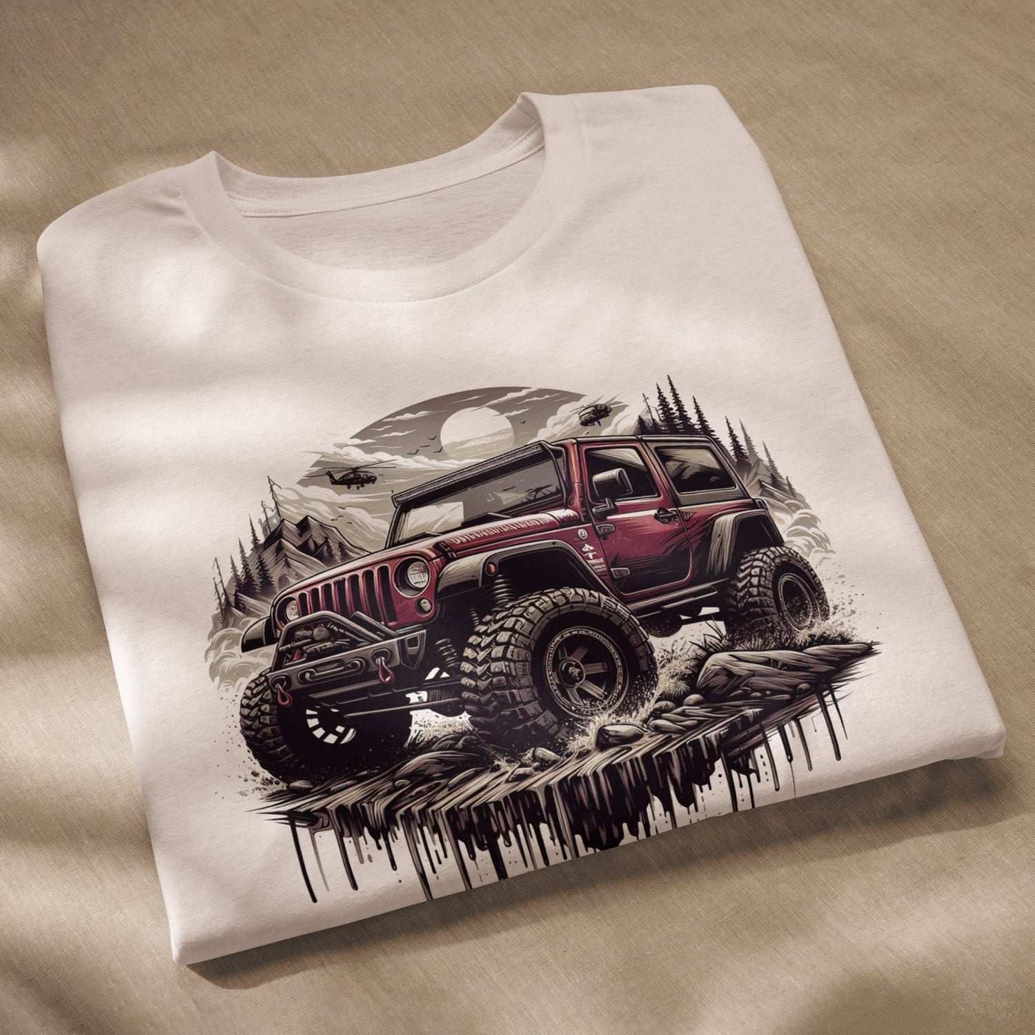 Magliette personalizzate per appassionati Jeep - Stile Off-Road