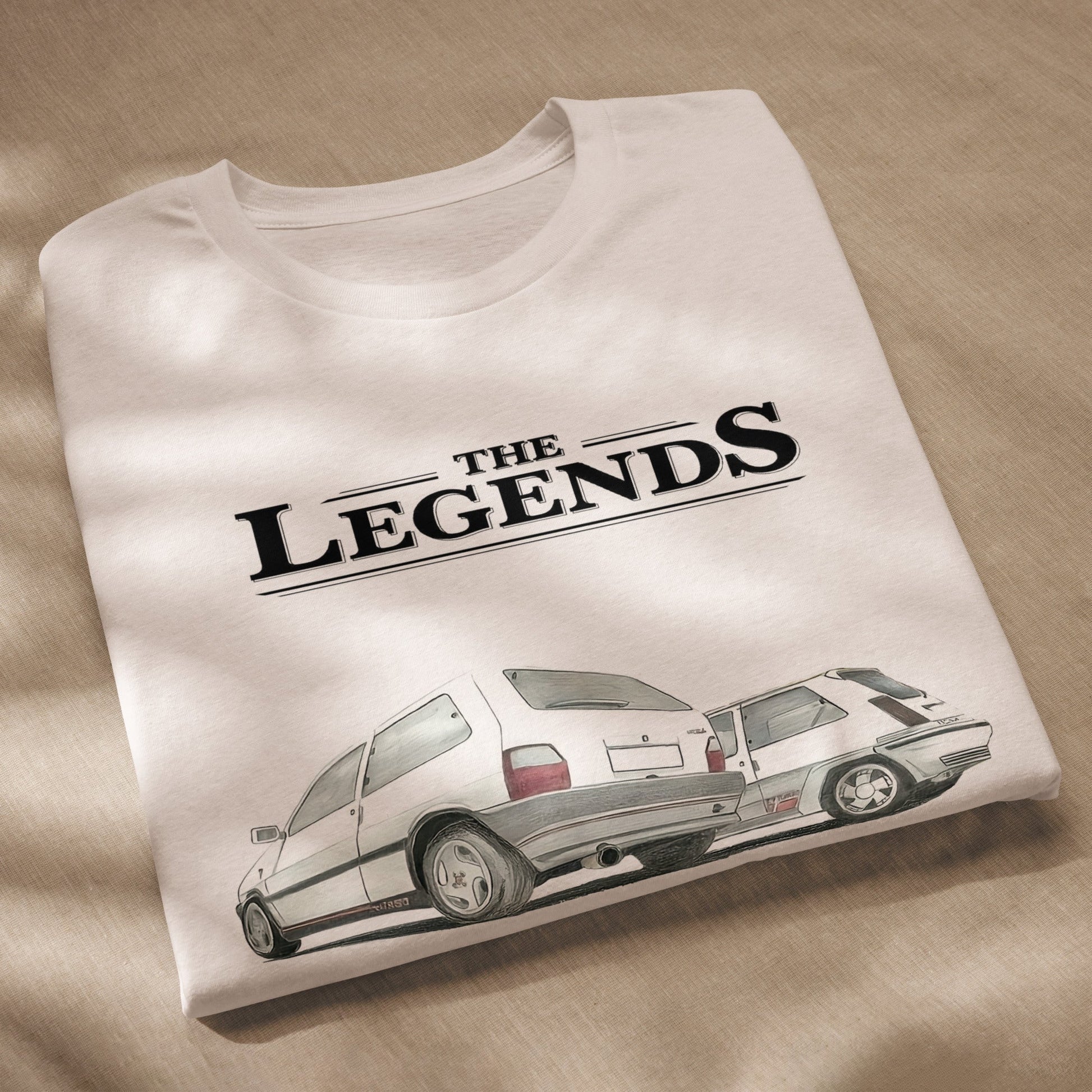 T-shirt Fiat Uno Turbo Vs Renault 5 Gt