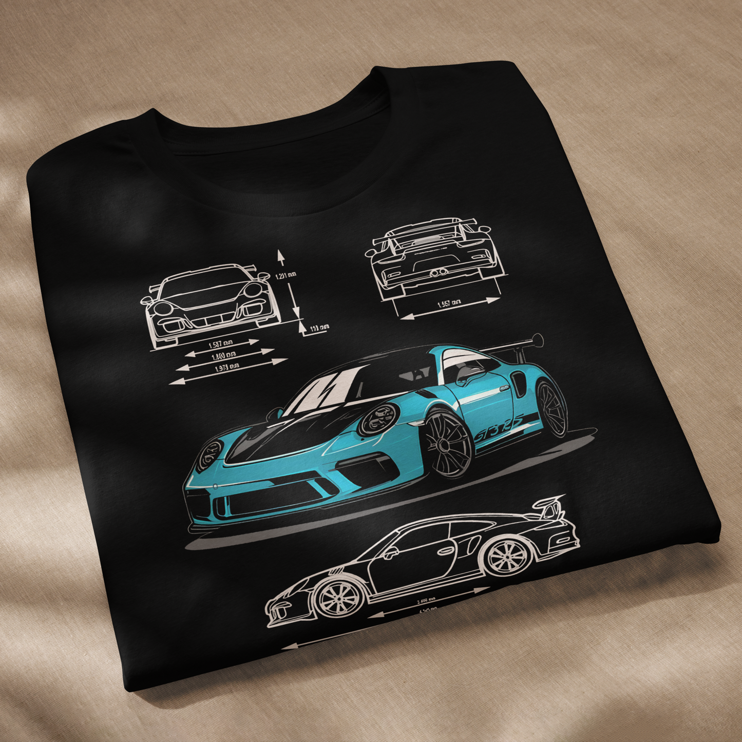 T-shirt Porsche 911 Gt3 Rs